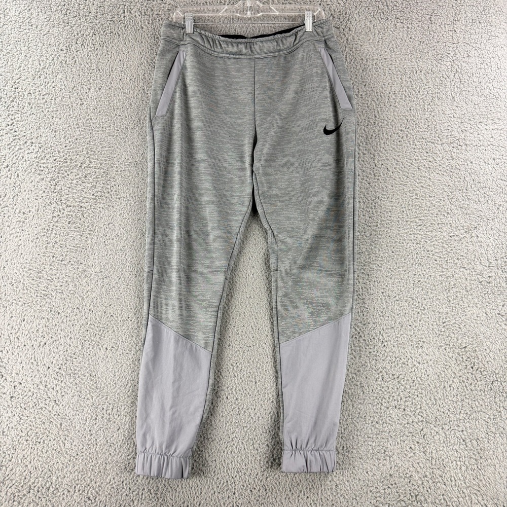 Nike Dri-FIT Jogger Pants Mens M Grey Heather Training Athletic BV2688-073